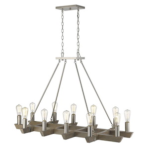 Finnick 12-Light Chandelier in Unique Style - 48 Inches Wide by 30.5 Inches High - 883618