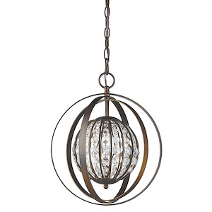 Olivia - One Light Pendant - 13 Inches Wide by 16 Inches High