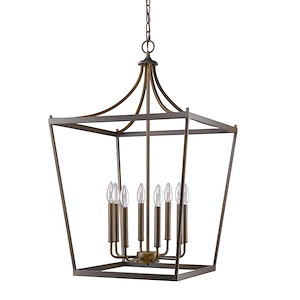 Kennedy - Eight Light Pendant - 20 Inches Wide by 33 Inches High