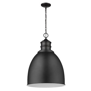 Colby - One Light Pendant in Farmhouse Style - 17.5 Inches Wide by 25.25 Inches High - 535257
