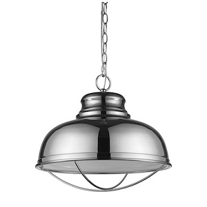 Ansen - One Light Pendant in Industrial Style - 16.5 Inches Wide by 15.25 Inches High