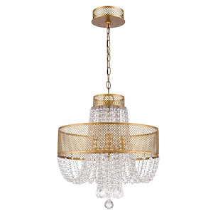 Viola - Four Light Chandelier - 18 Inches Wide by 20.5 Inches High