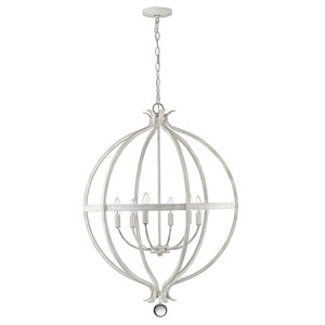 Callie 6-Light Pendant - 26.25 Inches Wide by 35 Inches High - 883628