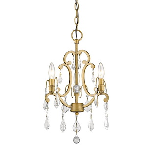 Claire - Three Light Chandelier in Classic Style - 12 Inches Wide by 20 Inches High