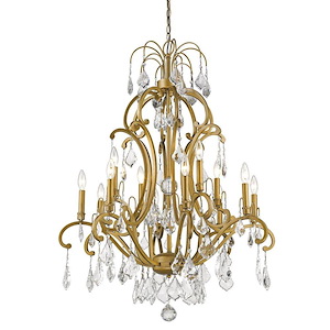 Claire - Twelve Light Chandelier in Classic Style - 32 Inches Wide by 43 Inches High