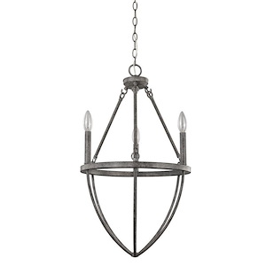 Harlow - Three Light Foyer in Modern Style - 15.25 Inches Wide by 27 Inches High - 659475