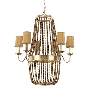 Anastasia - Six Light Chandelier in Classic Style - 33.25 Inches Wide by 42 Inches High - 659470