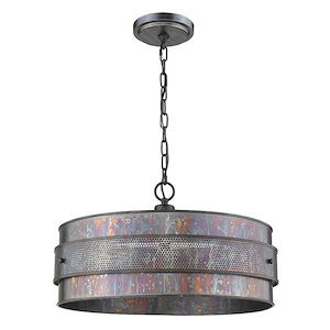 Ryker 3-Light Pendant in Artistic Style - 20.5 Inches Wide by 11.5 Inches High