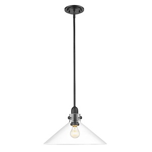 Dwyer - 1 Light Pendant In Industrial Style-8.75 Inches Tall and 15.25 Inches Wide