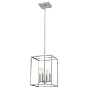 Cobar - 4 Light Pendant in Unobtrusive Style - 10 Inches Wide by 13 Inches High
