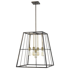Charley 5-Light Pendant - 22 Inches Wide by 25.5 Inches High