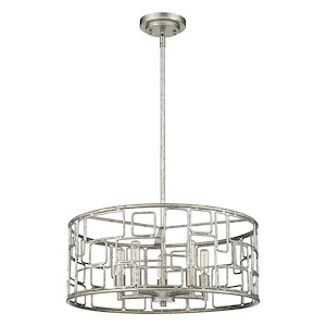 Amoret 5-Light Convertible Pendant in Robust Style - 20 Inches Wide by 8.25 Inches High - 883646
