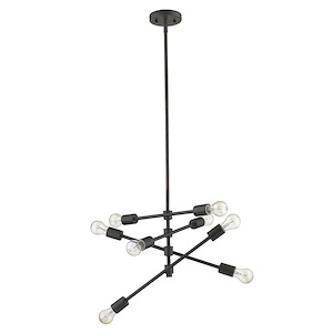 Calix 8-Light Pendant - 19 Inches Wide by 12 Inches High