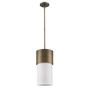 Midtown - One Light Pendant - 9 Inches Wide by 18 Inches High