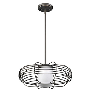 Loft - One Light Pendant - 16 Inches Wide by 6.25 Inches High