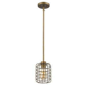 Lynden - One Light Pendant in Industrial Style - 6 Inches Wide by 8.25 Inches High - 659611