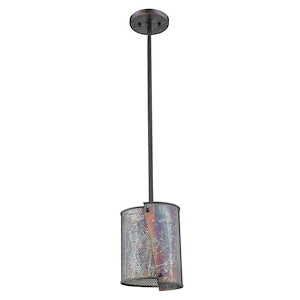 Ryker 1-Light Pendant in Artistic Style - 8 Inches Wide by 10.5 Inches High - 883659