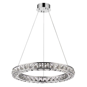 Noemi - 28W 1 LED Chandelier - 23.25 Inches Wide by 2.25 Inches High