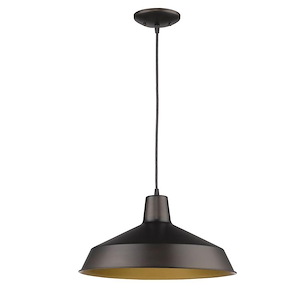 Alcove - One Light Pendant in Modern Style - 13 Inches Wide by 6.75 Inches High - 535340