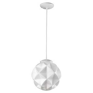 Nova - One Light Pendant in Art deco Style - 9.75 Inches Wide by 11 Inches High