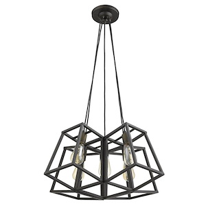 Tiberton 5-Light Chandelier in Modern Style - 16 Inches Wide by 13.5 Inches High