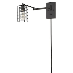 Jett 1-Light Sconce in Mid-century Style - 5 Inches Wide by 32 Inches High