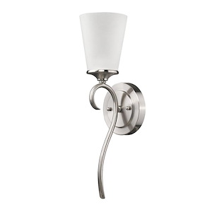 Genevieve - One Light Wall Sconce - 5.25 Inches Wide by 18 Inches High