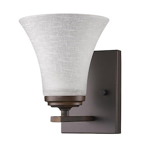 Union - One Light Wall Sconce in Minimalist Style - 6.25 Inches Wide by 7.75 Inches High