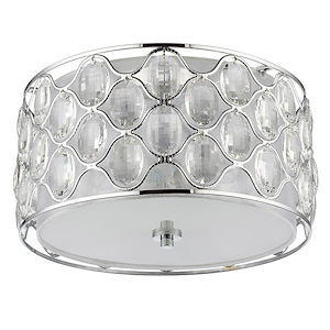 Isabella - Three Light Flush Mount - 16 Inches Wide by 9.25 Inches High