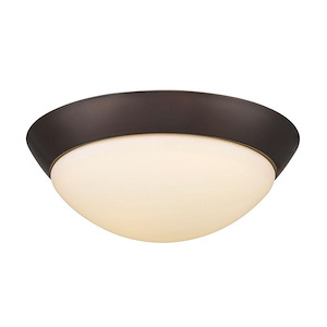 One Light Flush Mount - 11 Inches Wide by 4 Inches High