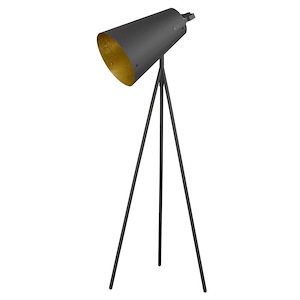 Faza 1-Light Floor Lamp in Industrial Style - 20.5 Inches Wide by 61 Inches High