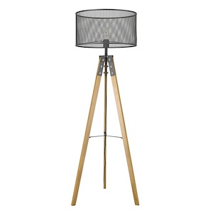 Capprice 1-Light Floor Lamp in Modern Style - 25 Inches Wide by 60 Inches High - 883711