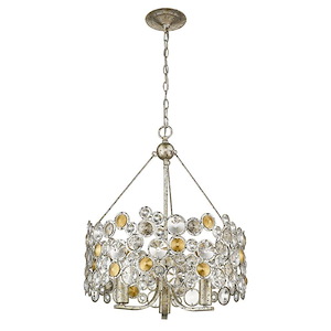 Vitozzi 3-Light Chandelier in Antique Style - 20.5 Inches Wide by 24.5 Inches High