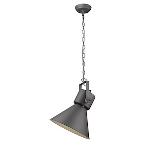 Crew 1-Light Pendant - 17.75 Inches Wide by 20.5 Inches High