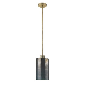 Monet 1-Light Pendant - 4.5 Inches Wide by 7.5 Inches High