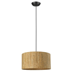 Lisbon 1-Light Pendant - 17.75 Inches Wide by 9 Inches High