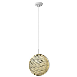 Tholos 1-Light Pendant in Funky Style - 5.5 Inches Wide by 16.75 Inches High - 883749