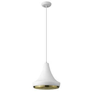 Tholos 1-Light Pendant in Funky Style - 13.75 Inches Wide by 13.25 Inches High