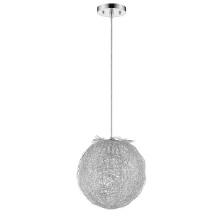 Distratto - One Light Pendant - 8 Inches Wide by 8 Inches High