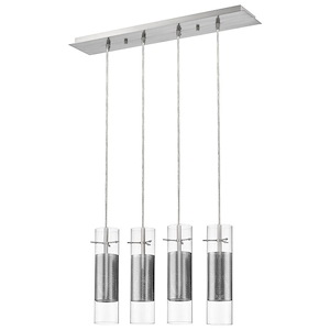 Scope - Four Light Pendant - 11 Inches Wide by 27.5 Inches High