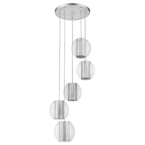 Phoenix - Five Light Pendant - 61.5 Inches Wide by 19.5 Inches High - 659571