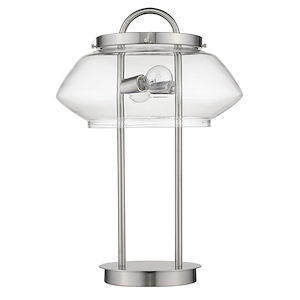 Garner 2-Light Table lamp in Airy Style - 16.5 Inches Wide by 24 Inches High - 883765