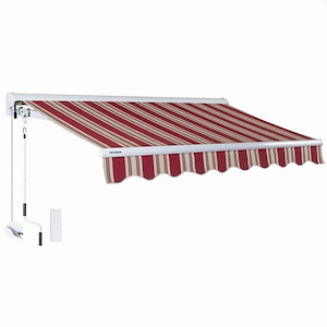 Luxury Series Retractable Awning-Premium Quality Fully Assembled UV Sun Shade Canopy