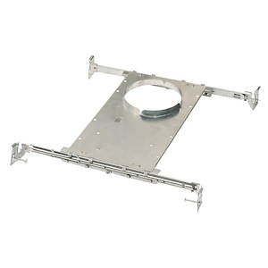 Tuck - 4 Inch Recessed Mounting Bracket In Modern Style-2 Inches Tall and 14.37 Inches Wide