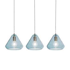 Armitage - 3 Light Linear Pendant In Modern Style-8 Inches Tall and 10 Inches Wide