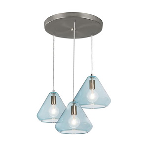 Armitage - 3 Light Linear Pendant In Modern Style-8 Inches Tall and 21 Inches Wide - 1218583