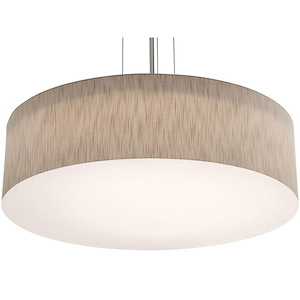 Anton - Drum Pendant In Modern Style-9.5 Inches Tall and 30 Inches Wide