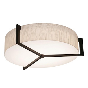 Apex - 3 Light Flush Mount In Modern Style-4.25 Inches Tall and 17 Inches Wide