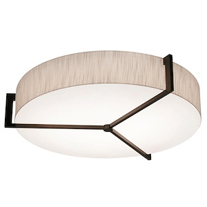 Apex - 3 Light Flush Mount In Modern Style-4.25 Inches Tall and 21.25 Inches Wide