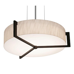 Apex - 3 Light Pendant In Modern Style-4.25 Inches Tall and 17 Inches Wide